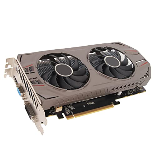 GTX 750Ti 2 GB Grafikkarte, GDDR5 128 Bit PCI Express 3.0 X16 PC Gaming Grafikkarte, mit HDMI VGA DVI-D Anschlüssen und Zwei Lüftern, Unterstützt DirectX 11.2, HDCP, SLI von Annadue