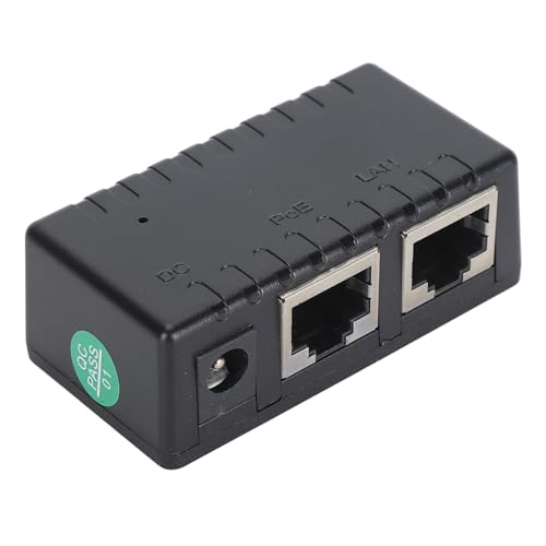 Gigabit POE Splitter, 5V-48V 2A POE Power Over Ethernet Splitter Adapter für Wireless AP, Wireless Router, IP Phone und HD Webcam Usw von Annadue