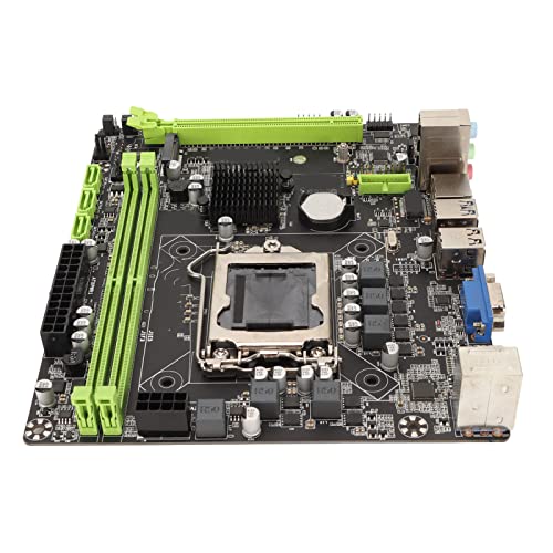 H310D Computer Motherboard, DDR4 LGA1151 M ATX Gaming Motherboard, Professionelles Computer Mainboard mit Realtek 8111 Gigabit NIC, M.2 Festplattenschnittstelle, PCIe 3.0 16X von Annadue