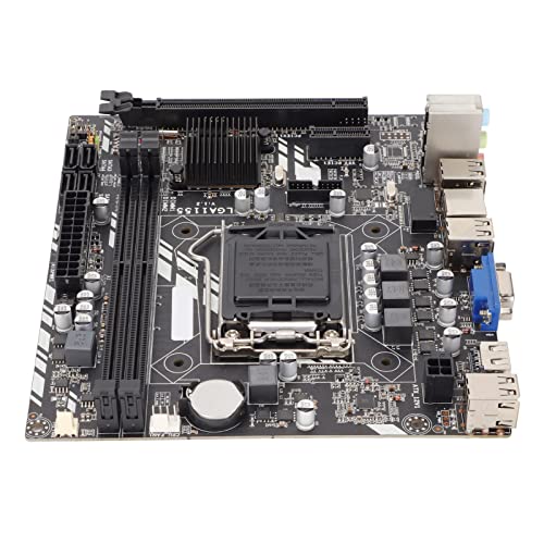 H61M Motherboard MATX, DDR3 LGA 1155, USB3.0, USB2.0, SATA, HDMI+VGA, PCIE Desktop Computer Mainboard für Intel Core I7 I5 I3, für Pentium, für Celeron von Annadue