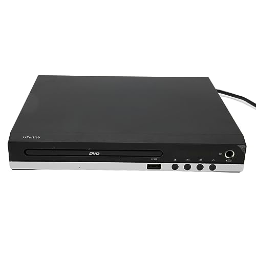 HD DVD Player, Kompaktes HDMI DVD Player Set mit Fernbedienung für Zuhause, DVD CD Player mit HDMI Anschluss, USB Anschluss für TV , Projektor, Karaoke Maschine von Annadue