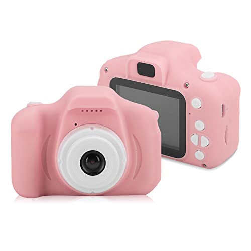 HD-Kamera, Kinderkamera, Digitalkamera, Anti-Drop-augenfreundliche DIY-Fotofunktion für für Jungen Mädchen (Rosa) von Annadue