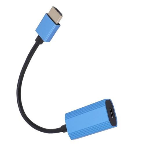 HDMI zu USB C Kabel, 4K 60 Hz HDMI Zum Eingeben von Typ C Video Konvertierungskabel, Aluminiumlegierung, Unterstützt PD Schnellladung für Switch AR Brille und Laptop HDMI zu USB C Kabel, 4K 60 Hz HDMI Zum Eingeben von Typ C Video Konvertierungskabel, Aluminiumlegierung, Unterstützt PD Schnellladung für Switch AR Brille und Laptop von Annadue