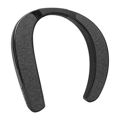 Kabelloser Bluetooth-Nackenbügel-Lautsprecher, Tragbarer, Leichter, Tragbarer HIFI-Lautsprecher, Eingebauter 600-mAh-Lithium-Akku, Langer Standby-Halslautsprecher für Zuhause, Outdoor, Sportreisen Kabelloser Bluetooth-Nackenbügel-Lautsprecher, Tragbarer, Leichter, Tragbarer HIFI-Lautsprecher, Eingebauter 600-mAh-Lithium-Akku, Langer Standby-Halslautsprecher für Zuhause, Outdoor, Sportreisen von Annadue