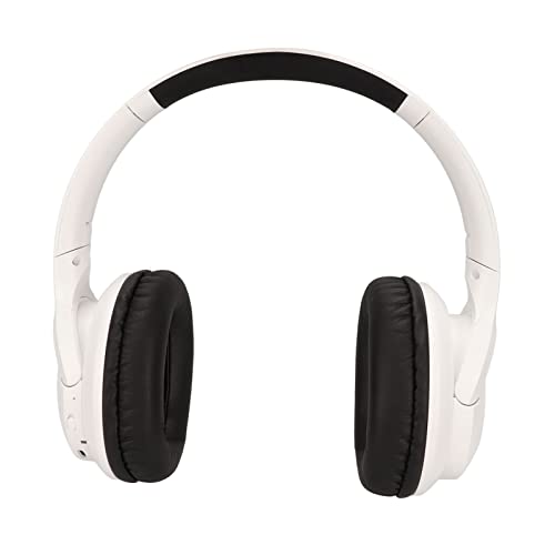 Kabelloses Gaming Headset, ANC Gaming Kopfhörer mit Aktiver Geräuschunterdrückung, Faltbares Kabelloses Headset mit 40 Mm Großer Dynamischer Spule für Gaming, Sport (Weiß) von Annadue