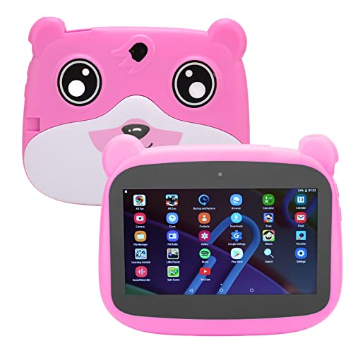 Kinder Tablet 7 Zoll 5G WiFi 2 GB 32 GB Kleinkind Tablet für Android 10 Augenschutz EU Stecker (Rosa) von Annadue