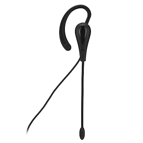 Leichtes Mono Ohrhörer Headset, Mikrofon mit Geräuschunterdrückung, Kabelgebunden für Callcenter Büro (Typ-C) von Annadue