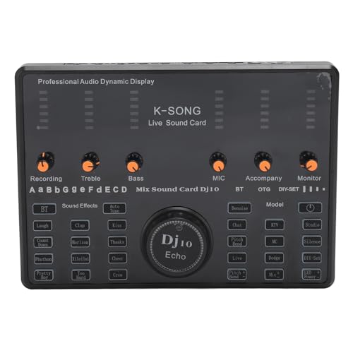 Live-Soundkarte, überlegener Sound, Verschiedene Soundeffekte, Intelligentes Sound-Mixer-Board mit Rauschunterdrückung und Dual-Core-DSP-Digitalchip für Mobiltelefon-PC von Annadue