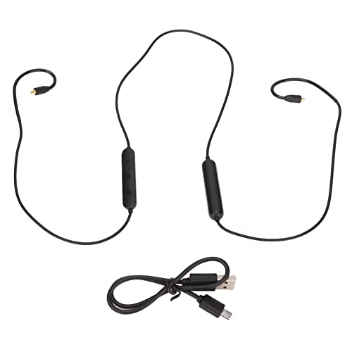 MMCX Wireless Blue Kopfhörerkabel, Kopfhörerkabel mit Mikrofon und Controller, Bluetooth Wireless MMCX Adapterkabel für Shure SE215 SE315 SE425 SE535 von Annadue