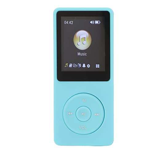 MP3-Player, Digitaler MP3/MP4-Musikplayer, Tragbarer HiFi-Musikplayer mit Verlustfreiem Sound und Musik-/Video-/E-Book-Reader, Unterstützt Bis zu 32 GB, 8 Stunden Spielzeit (Blau) von Annadue