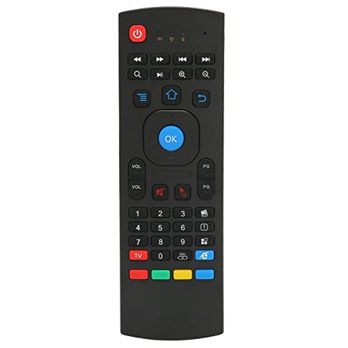 MX3 Air Mouse Remote mit Tastatur, Doppelseitige Tastatur, Kabellose Fernbedienung, 2,4G Fly Mouse mit Infrarot Lernfunktion für Android PC Projektor TV. von Annadue