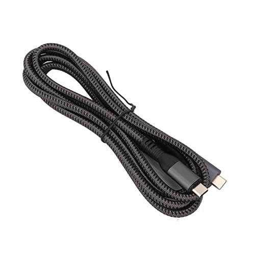 Magnetisches USB C auf USB C Ladekabel, 6,6 Fuß, 10 Gbit/s, Schnelles Aufladen, Magnetisches USB C Kabel mit LED, 100 W Leistung, Einhandbedienung, Stabile Verbindung für OS von Annadue