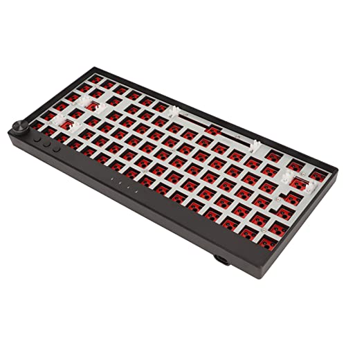 Mechanisches Tastatur Kit, Anpassbares Mechanisches RGB Tastatur Kit mit Wireless, Hot Swap, 84 Tasten Layout, für Win. (Schwarz) von Annadue