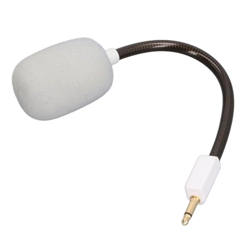 Annadue Mikrofon Ersatz für BlackShark V2 BlackSharV2 Pro Kabelloses Gaming Headset, 3,5 mm Game Boom Mikrofon mit Geräuschunterdrückung für BlackShark V2 BlackSharV2 Pro (White) von Annadue