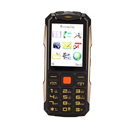 Mobiltelefon für ältere Menschen, Seniorenhandy ohne Vertrag mit SOS Taste und Taschenlampe, 2G GSM Dual SIM Handy für Senioren, 32 MB RAM + 32 MB ROM, 5900 mAh Akku von Annadue
