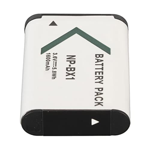 NP-BX1 Ersatzakku für ZV1 RX100M7 M5A M6 Black Card M2 M3 M4 M4 M5 RX1R HX50 WX350 X400HX90 Kamera, 1600 MAh Kamera Lithium Ionen Akku NP-BX1 Ersatzakku für ZV1 RX100M7 M5A M6 Black Card M2 M3 M4 M4 M5 RX1R HX50 WX350 X400HX90 Kamera, 1600 MAh Kamera Lithium Ionen Akku von Annadue