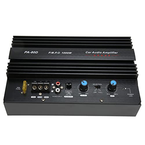 PA 80D 12V 1000W Mono Car High Power Audio Verstärkerplatine Leistungsstarker Bass-Subwoofer-Verstärker für Autolautsprecher von Annadue