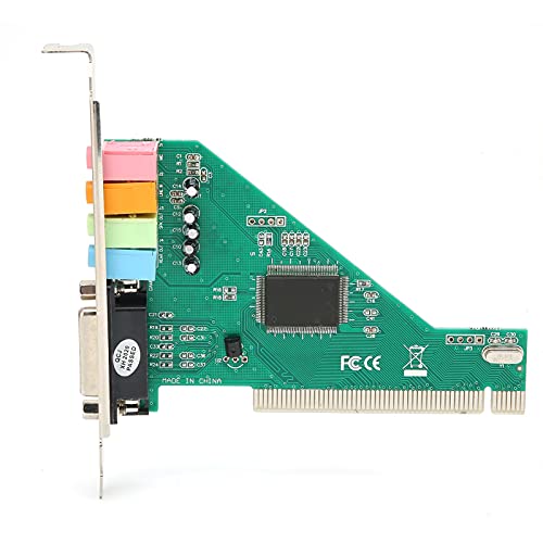 PCI-Soundkarte, 120 DB Duplex-Wiedergabe, CMI/HT8738-Chip, 4-Kanal-Surround-Sound, DLS-Soundbibliothek, Vollduplex-/Wiedergabe, Kompatibel mit98/2000/XP/NT von Annadue