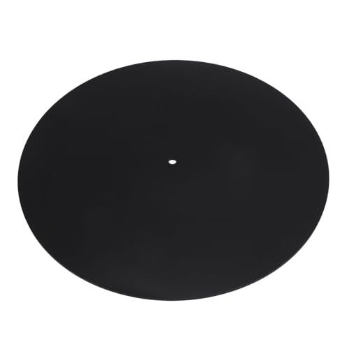 Plattenspieler-Matte, Plattenteller-Slipmat, Acryl-Platten-Slipmat für Plattenspieler, Antistatisch, Straffer und Definierter Bass, Geräuscharm, für 12-Zoll-Plattenspieler von Annadue