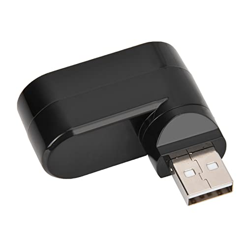 Schlankes Design, Größe, USB 2.0 3 Port Adapter Hub für PC, Notebook, Laptop (Black) von Annadue