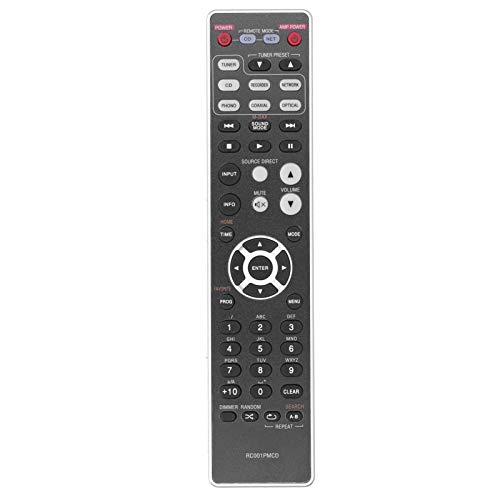 Schwarz RC001PMCD Ersatzfernsehfernbedienung für LCD Fernseher, Tragbare Universalfernbedienung, Leicht zu Greifen. von Annadue