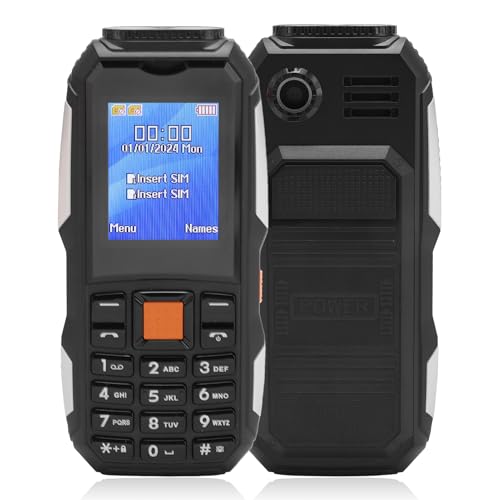 Seniorenhandy mit Großen Tasten, 2G Senior Mobiltelefon mit 1.77 Zoll HD Display, Schnelles Wählen mit 9 Familiennummern, Dual SIM Tastenhandy mit Taschenlampe, 4800mAh. von Annadue