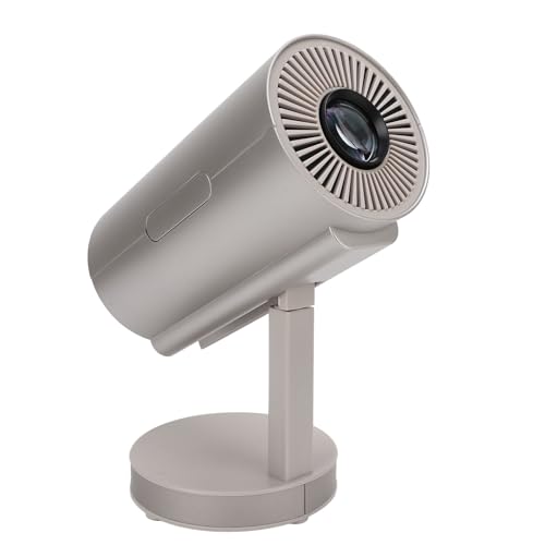 Smart Projektor, Upgrade eines Tragbaren Projektors mit WLAN und Bluetooth, 600 ANSI 20000L Outdoor Filmprojektor mit Automatischer Fokuskorrektur für für Android (EU-Stecker) von Annadue