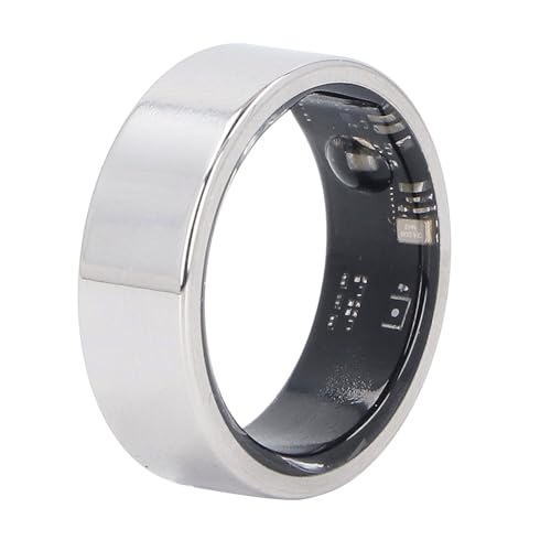 Smart Ring mit Ladestation für Übungen, Körpertemperatur Schlafüberwachung, Schrittzähler, Kabelloses Laden, Smart Health Ring. (8) von Annadue