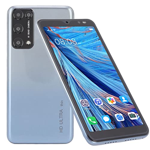 Smartphone ohne Vertrag Android 6 für Rino8 Pro,Dual SIM Handy Mobile,5,45 Zoll HD Display mit 2MP+5MP Kamera,2GB RAM+32GB ROM Speicher,128GB erweiterbar,Gesichtserkennung(Grau) von Annadue