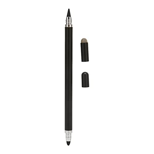 Stylus Stifte, 3 in 1 Universal Stylus mit Feiner Spitze für Tablet Mobiltelefone, Universeller Hochempfindlicher Touchscreen Stylus Stift mit 2 Faserspitzen Zum Schreiben und Zeichnen(Schwarz) von Annadue