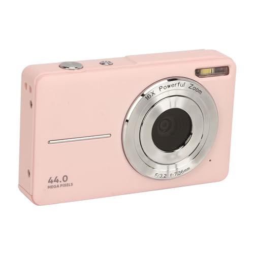 Taschen-Digitalkamera, 44 MP 1080P HD-Reisekamera mit 16-fachem Zoom, Tragbare Digitale Point-and-Shoot-Kamera mit Autofokus für Fotografie-Reise-Vlogging-Anfänger (EU) von Annadue