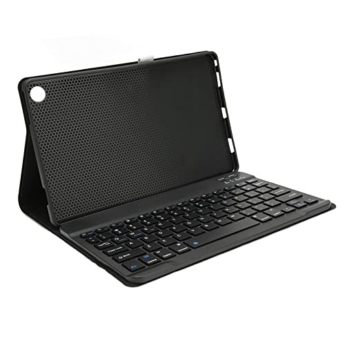 Tastaturhülle für Xiaoxin 10.6, Abnehmbare Kabellose Tastatur mit Ledertasche für Xiaoxin 10.6, Stand Tablet Cover Case (Schwarz) von Annadue