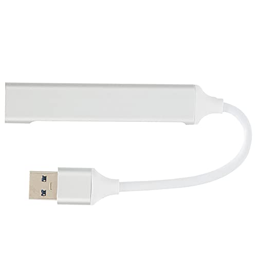 Tragbarer 4 Port USB 3.0 Dock Station Hub USB Hub Aluminiumlegierung Erweiterungshub für Flash Drives Mobile Festplatten USB Hub Adapter für Computer Laptop von Annadue