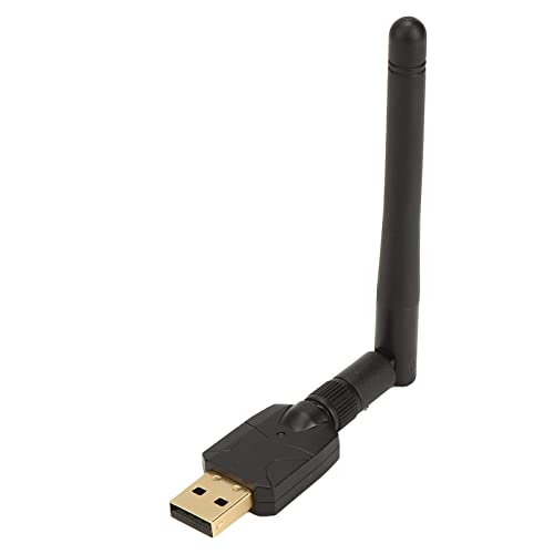 Tragbarer Bluetooth 5.1 Adapter mit Großer Reichweite, Kabelloser USB Sound Dongle mit Antenne für Bluetooth Maus, Tastatur, Lautsprecher, Kopfhörer, Kompatibel mit Win Vista/10/8/7 von Annadue
