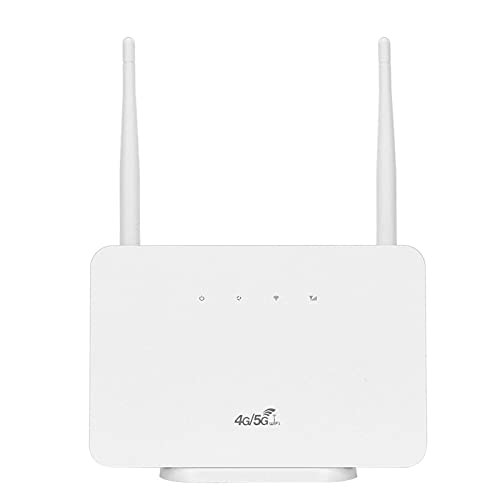 Tragbarer WLAN-Router, 4G CPE-WLAN-Zugangspunkt für Mobiles Netzwerk mit RJ45-LAN/WAN-Anschluss und Micro-SIM-Kartensteckplatz, Bis zu 32 Benutzer, für Windows-Betriebssystem(ME) von Annadue