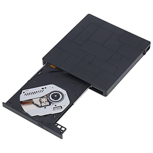 Tragbares Externes 6 in 1 USB DVD Brennlaufwerk, 3 USB 2.0, 1 USB 3.0, Ultradünnes DVD CD Brenner, Optisches Laufwerk für Notebook, für Laptop Computer, für Windows von Annadue