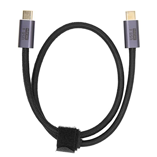 Typ C Verlängerungskabel, USB 4.0 PD100W Typ C auf Typ C Schnellladekabel, 20 Gbit/s 8K 60 Hz HD Screen Casting Kabel. (50cm) von Annadue
