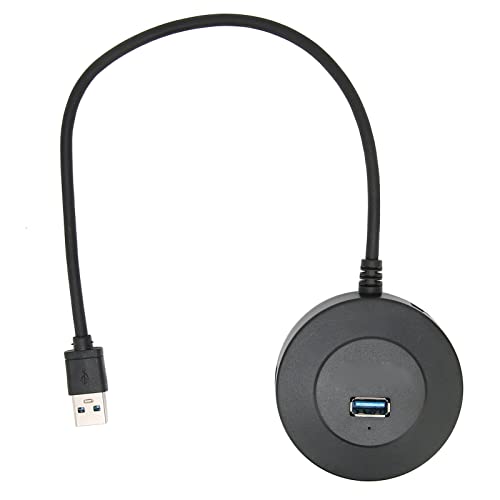 USB 3.0 Hub, Überstromschutz, 4 Anschlüsse, Klein Tragbar, Breite Kompatibilität, für Heimreisen von Annadue