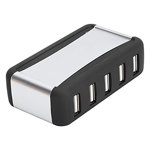 USB 7Port Hub Multi USB Port Expander Schnelle Datenübertragung USB Splitter High‑Speed ​​Extender mit Netzteil 100‑240V für Laptop Desktop Computer Notebooks(EU Stecker) von Annadue