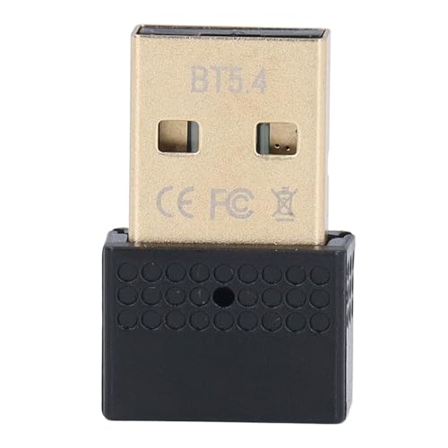 USB Bluetooth 5.4 Adapter, Bluetooth 5.4 Dongle Empfänger für PC, 2,4 GHz USB Bluetooth Empfänger Sender für Computer Kopfhörer Tastatur Maus Lautsprecher von Annadue