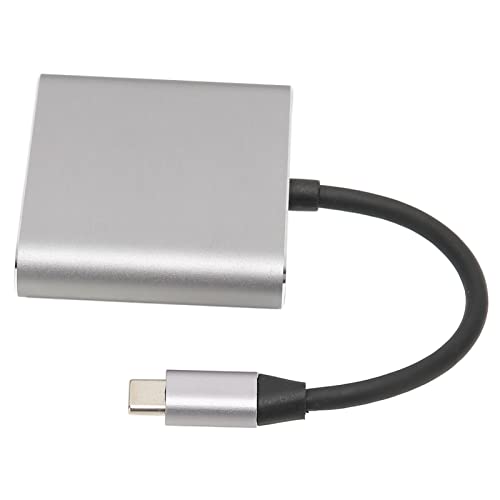 USB C zu Hub, 3 in 1 USB C Hub mit Mehreren Anschlüssen, 4K UHD 3840 X 2160 30 Hz Typ C zu 4K, USB 3.0 und USB C Ladeanschluss für HDTV, Projektor Usw von Annadue