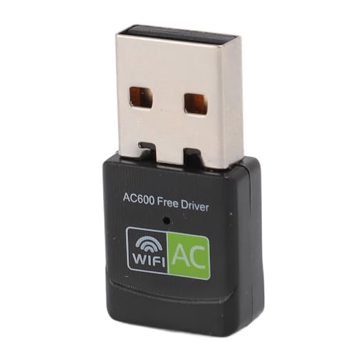 USB Wireless Adapter, 600 Mbit/s Dualband 11AC 2,4/5 GHz Wireless Netzwerk Externer Empfänger, 802.11ac RTL8811CU Chipsatz für Desktop Laptops IPTV für 10 Mac für von Annadue