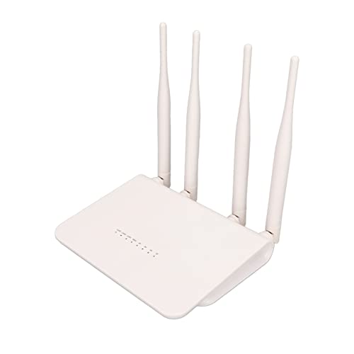 Unlocked 4G LTE Modem Router, WiFi Unlocked 4G LTE Modem Router mit SIM Kartensteckplatz, 2.4G 300Mbps WiFi Router mit 4 Abnehmbaren Antennen, Unterstützt 32 Geräte, für zu Hause von Annadue