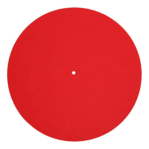 Vinyl Plattenspieler Matte, Vinyl Platten Antistatik Slipmat, Filz Plattenspieler Matte, Plattenspieler Matte, Universal Plattenspieler Slip Matte für LP Vinyl Plattenspieler von Annadue