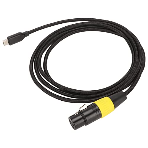 XLR auf USB C Kabel, USB C Mikrofonkabel Typ C auf XLR Buchse, Adapter für MacBook, für Note 8 9, für Galaxy S8 9 10 Usw (2m) von Annadue