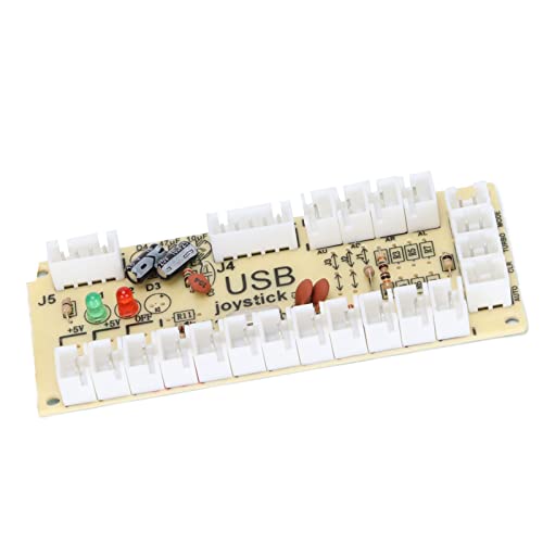 Zero Delay Arcade USB Encoder, USB zu Joystick Button, für PC Kampfspiele für MAME für Raspberry Pi Retro.(QM070916 (einzeln)) von Annadue