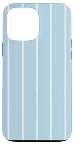 Baby Blue Stripes Thin Vertical Lines Retro Aesthetic Hülle für iPhone 13 Pro Max Baby Blue Stripes Thin Vertical Lines Retro Aesthetic Hülle für iPhone 13 Pro Max von Annalisse Striped Creations Co.