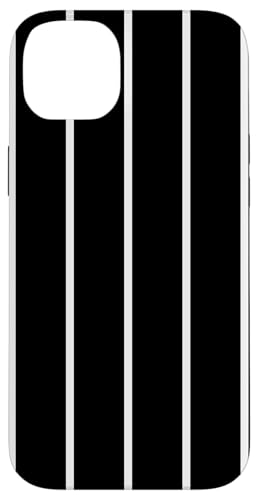 Black Thin White Stripes Vertical Lines Retro Aesthetic Hülle für iPhone 14 Plus Black Thin White Stripes Vertical Lines Retro Aesthetic Hülle für iPhone 14 Plus von Annalisse Striped Creations Co.