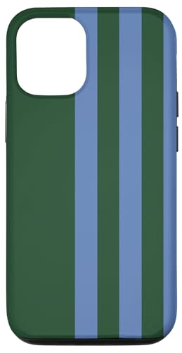 Blue and Green Stripes Simple Three Lines Modern and Sporty Hülle für iPhone 12/12 Pro Blue and Green Stripes Simple Three Lines Modern and Sporty Hülle für iPhone 12/12 Pro von Annalisse Striped Creations Co.