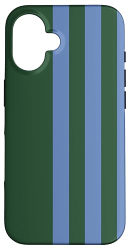 Blue and Green Stripes Simple Three Lines Modern and Sporty Hülle für iPhone 16 Blue and Green Stripes Simple Three Lines Modern and Sporty Hülle für iPhone 16 von Annalisse Striped Creations Co.